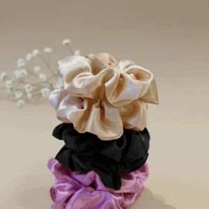 Duo de chouchous en satin VAIANA