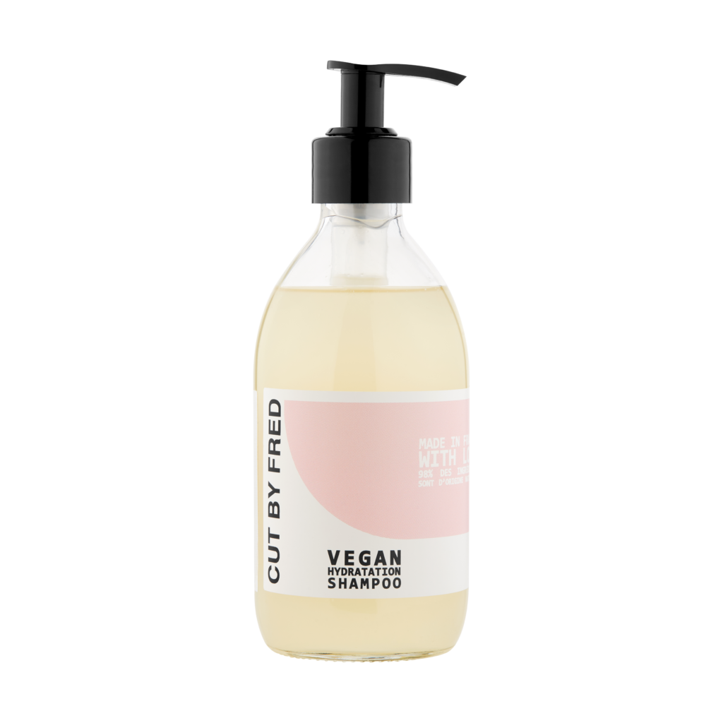 packshot du VEGAN HYDRATATION SHAMPOO de Cut by Fred pour Bouclette.co
